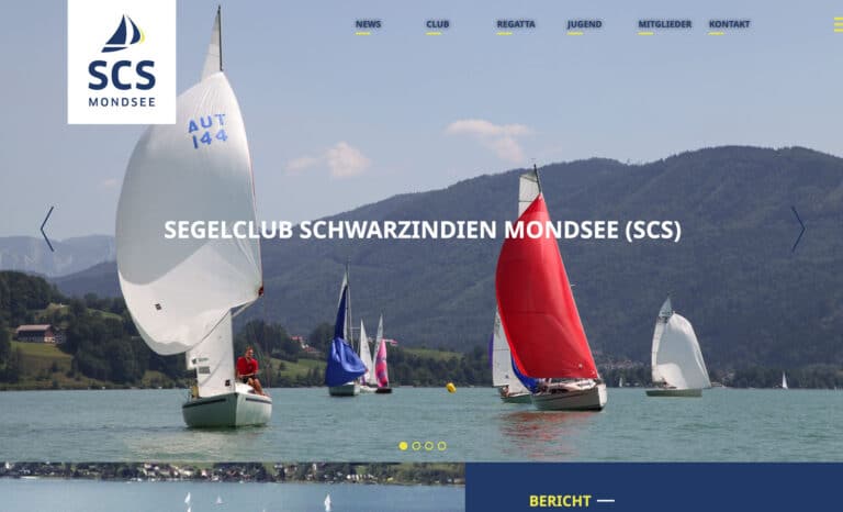SCS Mondsee Website's Homepage